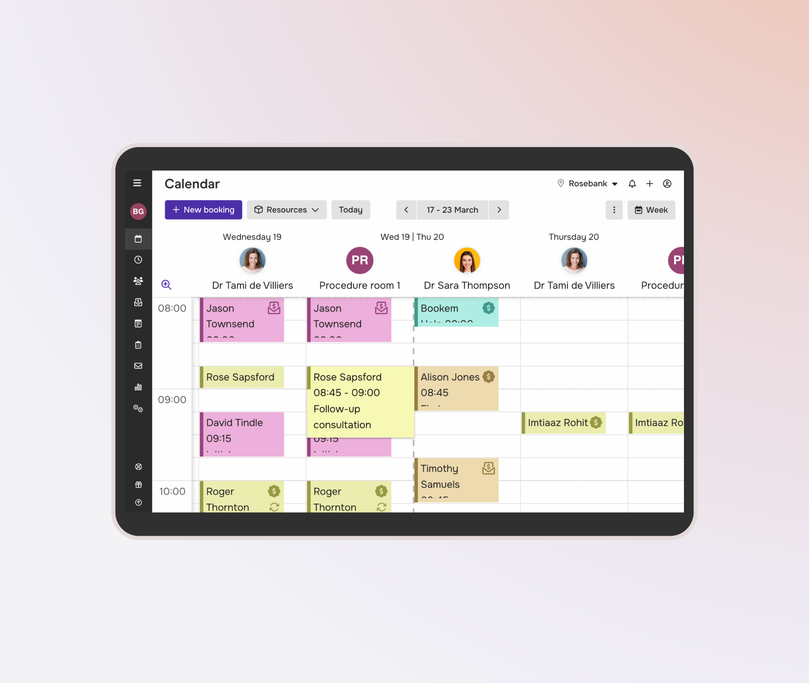 Calendar & scheduling software